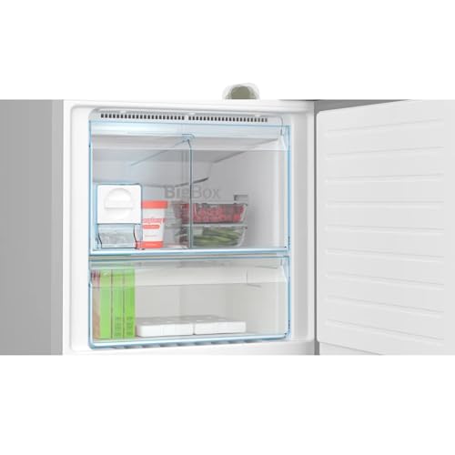 Image of BOSCH 505L Frost Free Inverter Bottom Freezer Refrigerator (KGN56CI41I, Brushed Silver Steel, Anti-Fingerprint, MultiAirflow, VitaFresh Plus)
