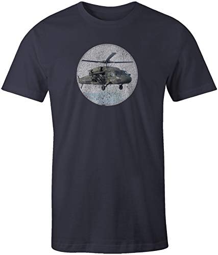 FAC Black Hawk H60 Helicopter Gunship War Army Short Sleeve T-Shirt