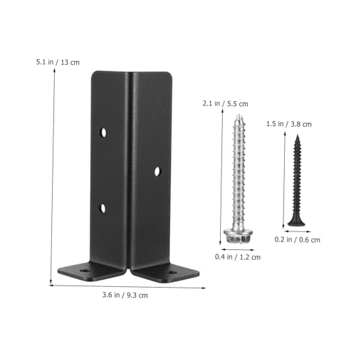 Soporte De Poste De Pérgola Resistente Con 4 Juegos 2