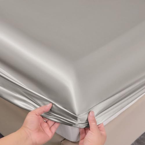 Drap housse 180x200 rose extensible pour stopper la transpiration du lit en été