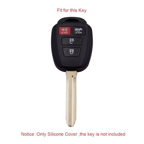 Etui clé silicone pour Toyota évite les rayures de télécommande