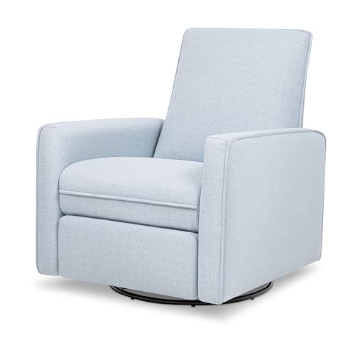 Davinci Penny Swivel Glider Recliner, Performance Chambray Eco-Twill by DaVinci - Used condition - US$455.05
