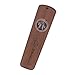 Wood Kazoo Flute, Wooden Musical Instrument for Guitar Ukulele Accompaniment, Harmonica Diaphragm Wind Instrument with Mouth Ring, Compact Portable Design for Travel and Outdoor (Walnut)
