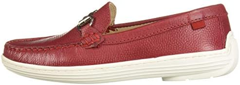 Marc Joseph New York Kids Boys/Girls Leather Double Bit Driver Shoe, red Pebble Grainy, 13 M US Little | Image 7