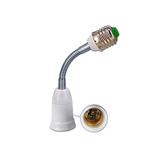 Benavis 6.5-Inch Flexible Light Bulbs Adapter Socket, Extender for Standard US E27/E26 Light Fixture Benavis 6.5-Inch Flexible Light Bulbs Adapter Socket, Extender for Standard US E27/E26 Light Fixture