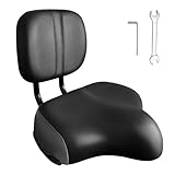 Relwears Bike Seat with Backrest,Oversized...