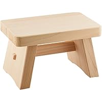 Amazon｜ヤマコー バスチェア ナチュラル 約W26×D17×H21cm｜バスチェア