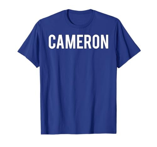 Cameron T Shirt - Cool new funny name fan cheap gift tee T-Shirt