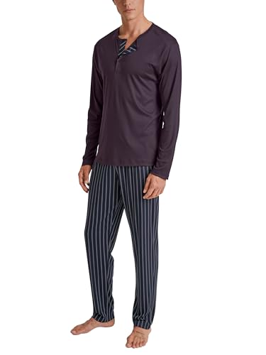Preisvergleich Produktbild CALIDA Relax Silk Pyjama, lang Herren, Seide-Tencel Qualität, atmungsaktiv und temperaturausgleichend