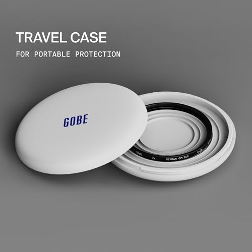 Filtro UV 77mm Gobe con cristal óptico japonés de alta transmisión lumínica 4