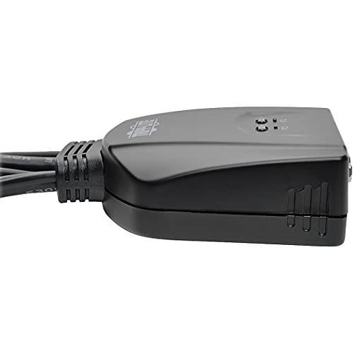 Switch KVM Tripp Lite B032-VU2 Nero pour contrôler deux PC