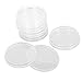 WOOXGEHM 20 Sterile Plastic Petri Dishes with Lids (90 X 15 MM), Deep Laboratory Petri Dishes for Laboratory Analysis/Blood/Bacteria/Plant and Seed Culture Petri Dishes