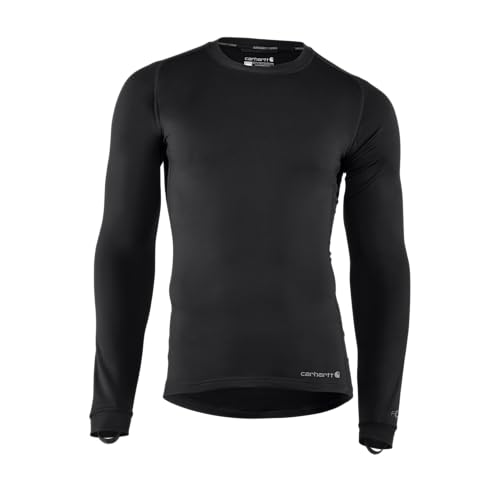 Carhartt Men's UH0266M Force® Heavyweight Stretch Base Layer Crewneck