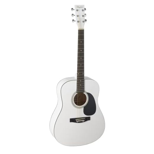 Guitarra acústica DAYTONA Dreadnought blanca