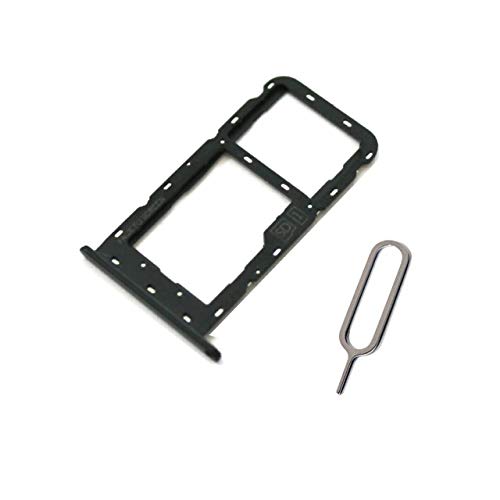 PHONSUN Single SIM Card SD Card Tray for Motorola Moto G7 Play Revvlry XT1952 (Black)