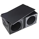 B2 Audio Dual Ported 3D-Printed Subwoofer Enclosure Rampage RC2 (B2-DUALVRC2-BK)