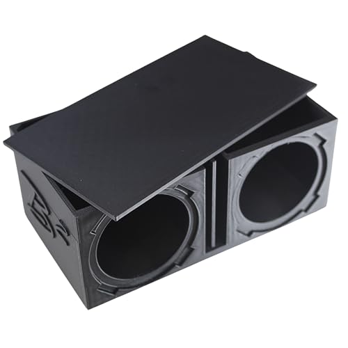 B2 Audio Dual Ported 3D-Printed Subwoofer Enclosure Rampage RC2 (B2-DUALVRC2-BK)