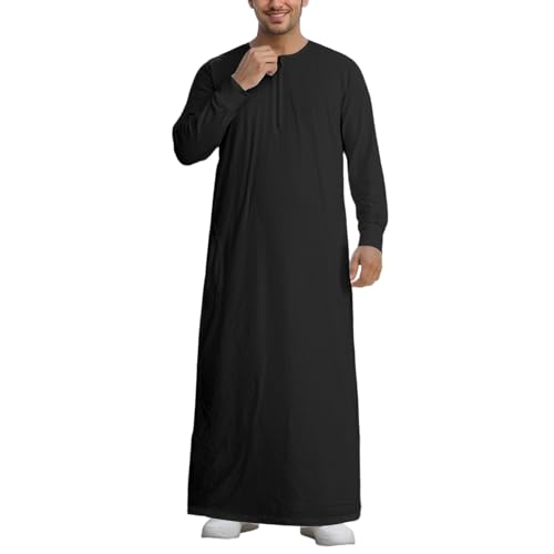Kaftan - Vestido largo de manga larga para hombre Abaya, vestido maxi de noche, caftán para hombre, ropa de oración islámica, vestido musulmán, manga larga, árabe, abaya, bata islámica, taiji, 05