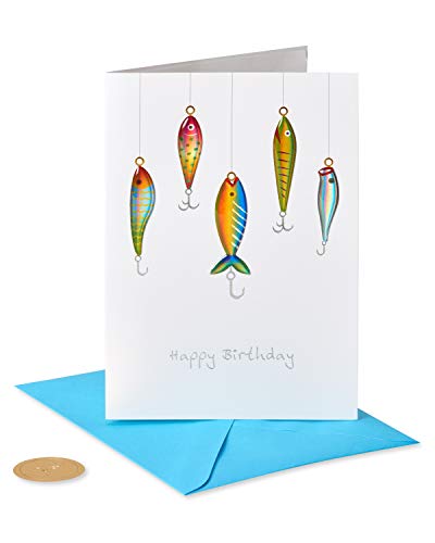 Papyrus Birthday Card for Fisherman (Catch The Best)