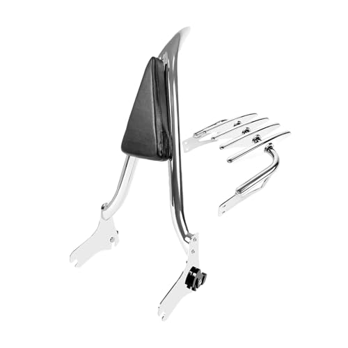Dossier passager pour Harley Touring 1997-2008 amovible noir avec kit de fixation complet