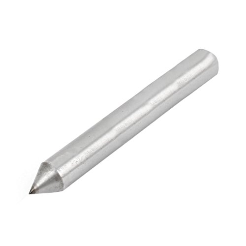 sourcing map a14082200ux0819 6 mm Durchmesser Single Point Diamant Dresser Pen Cutter – silber Ton de