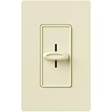 Lutron S-600-AL 600-Watt Skylark Single Pole Dimmer, Almond