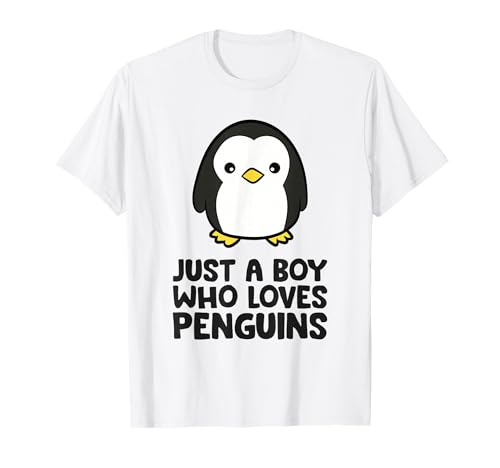 Lindo pingüino sólo un niño Que ama a los pingüinos Camiseta