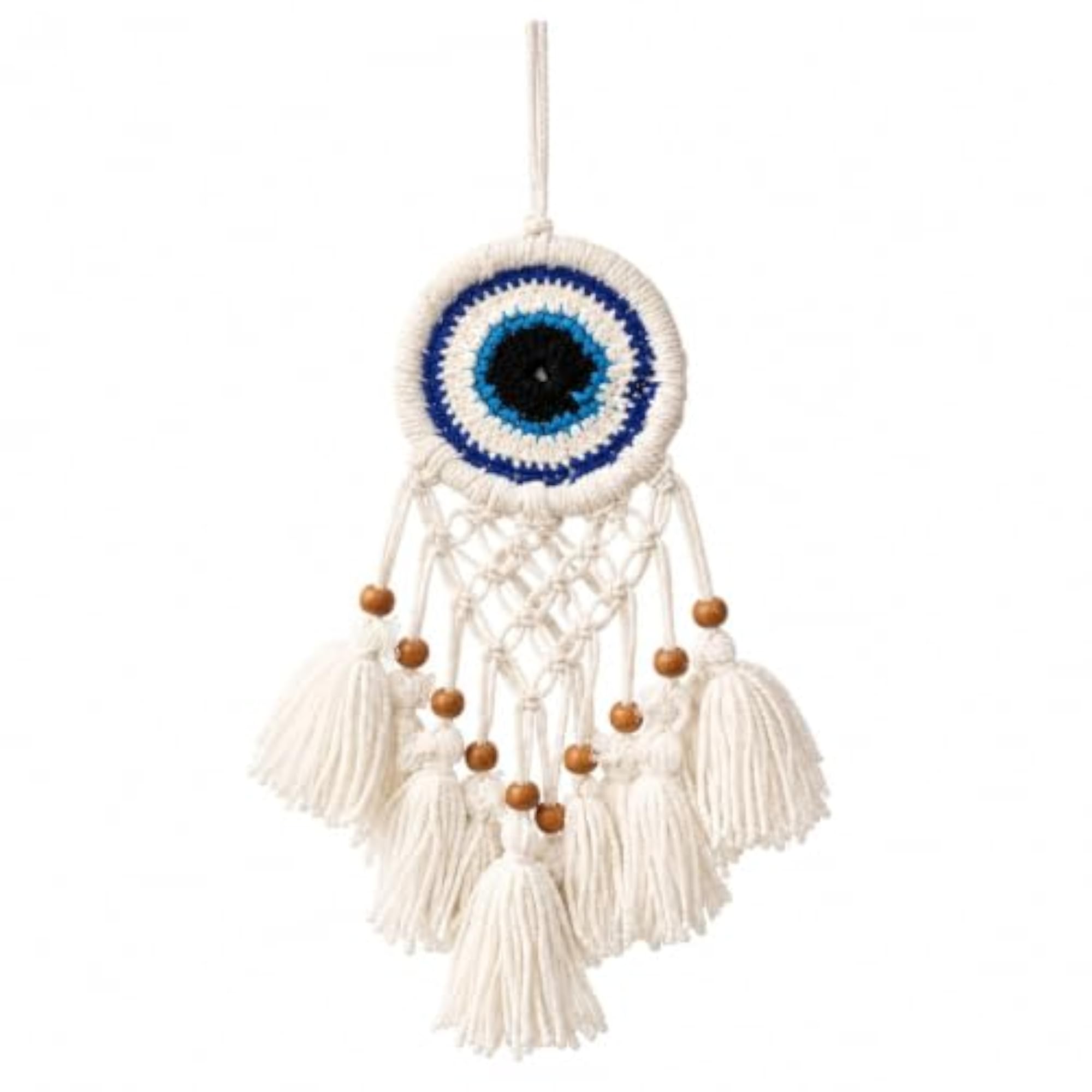 Handcrafted Dream Catcher Car Hanging Decoration, Blue