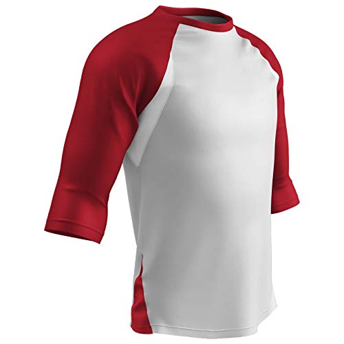Maillot de baseball manches 3/4 homme pour entraînement intense