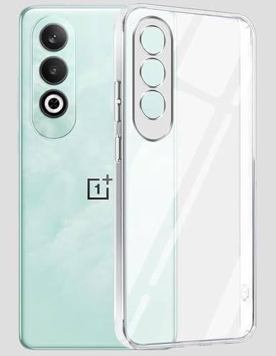 Image of Jkobi Lifetime Anti-Yellow Clear Back Cover Case for Oneplus Nord CE 4 (Sleek Hard Crystal | Shockproof and Camera Protection)