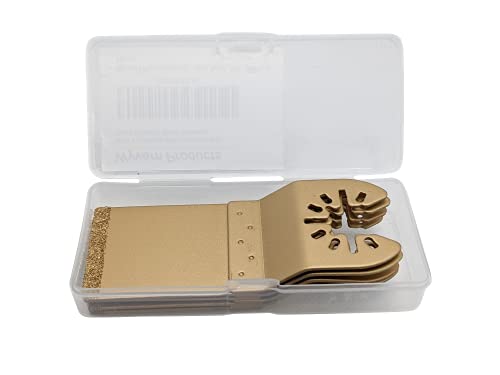 Diamond Oscillating Saw Blades - 4 Pack With Case #TOP5