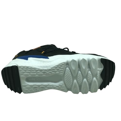 Tênis Fila Territory, Masculino, Preto/Amarelo/Azul, 44