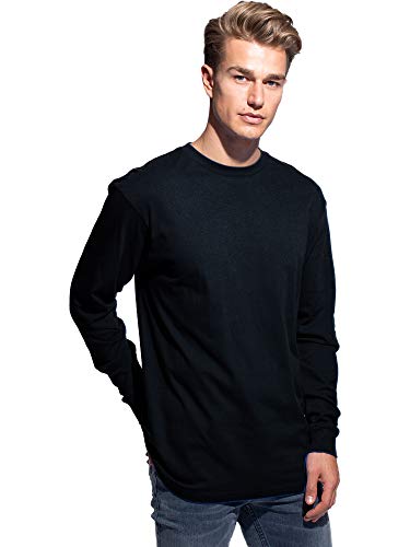 Daxton Premium Men Long Sleeves T Shirt Medium Weight Soft Cotton 3Pk Value2
