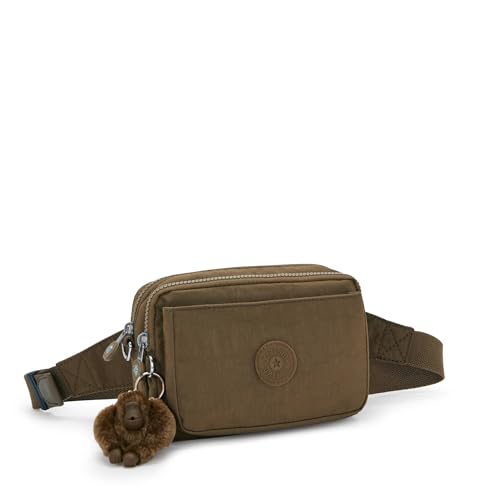 Image of Kipling Women's Abanu Multi Crossbody Bag, Lightweight, Adjustable Nylon Waist Pack with Multi-Compartment Zip Pockets
