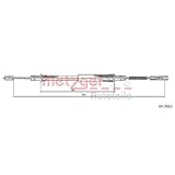 Original Metzger OE Qualität Metzger Seilzug Feststellbremse Handbremsseil 10.7812 Cofle Hinten Links