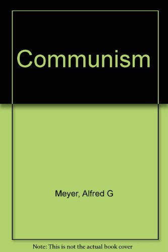 Communism B0007DM2CY Book Cover