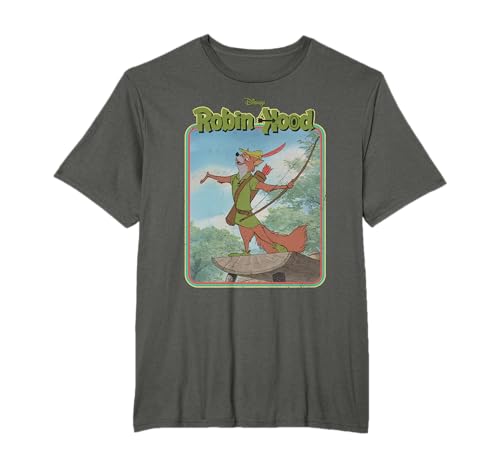 Bild: Disney Robin Hood Retro T-Shirt f�r 16,89 EUR (-16%) statt 20,00 EUR bei amazon.de