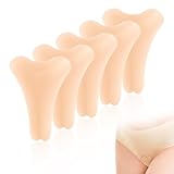 Bagentry 5 Pieces Y-Shaped Camel Toe Concealer Insert for Women, Self-Adhesive Seamless Camel Toe Hider, Invisible Silicone Modesty Pad Cover for Underwear Yoga Leggings Swimsuits (Pink)