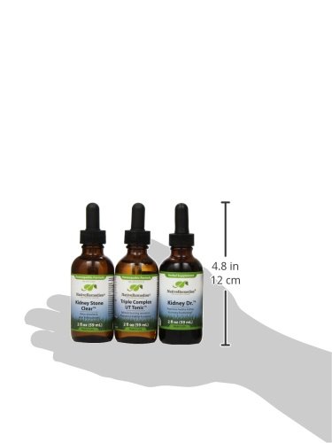 Native Remedies Kidney Stone Clear, Kidney Dr And Triple Complex Ut-Tonic Combo Pack 2 Fl Oz #TOP4