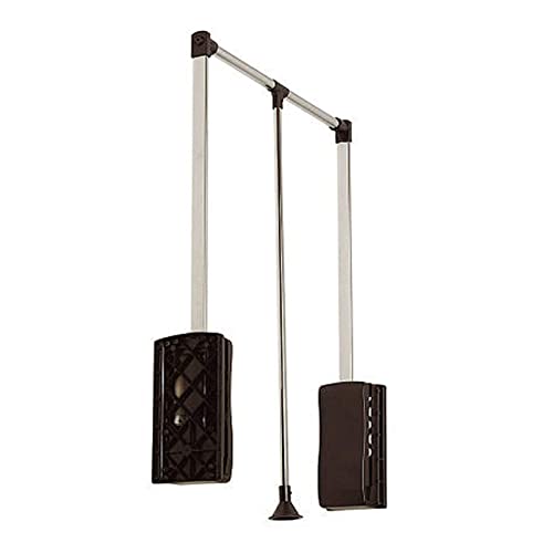 Rails de garde-robe suspendus réglables de 890 à 1210 mm pour armoire