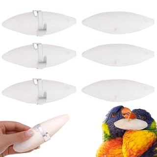 GXGM os de seiche de 10 cm, lot de 6 avec 3 boucles