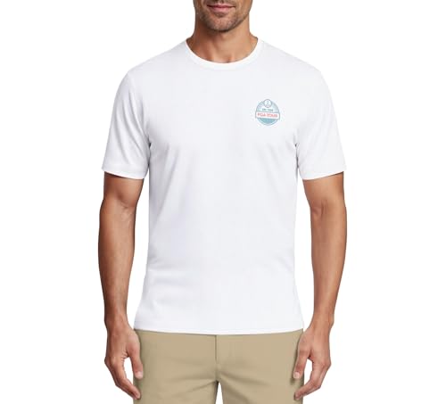 T-Shirt de Golf Homme PGA Tour Coton Confort pour le Club House
