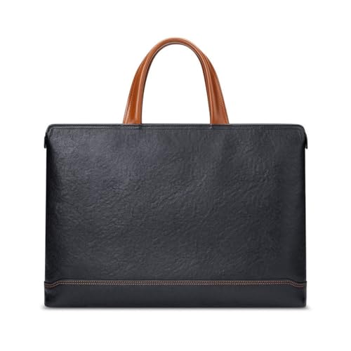 BXGGXBYSW Bolso de negocios de negocios Bolso de comercio exterior Crossbody Magble de cuero Bolso de cuero,