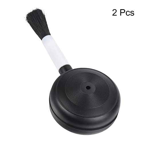 sourcing map 2 Stück Tastatur Reinigungsbürste Luftstaub 25mm Lange Fensternut für Laptop Computer Tastaturfenster Schwarz