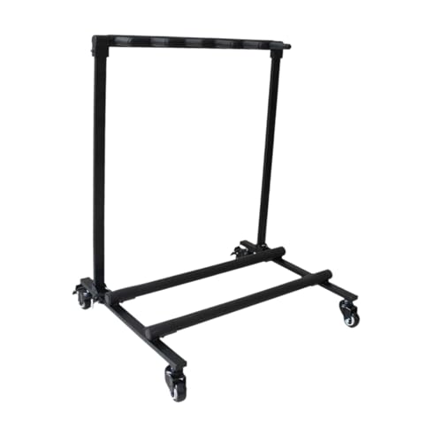 Luwecf ギタースタンド、5ホルダーフロアスタンドメタルライトマルチギター - ラック、電気アコースティックギターのベースホーム用