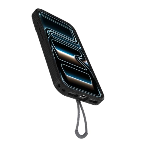 Image of OtterBox Sole Series Phone Case for iPhone 17 Pro - Black | Grippy iPhone Case with Tread Edges, Protective iPhone Case with Finger Loop, Lip Balm & Accessory Holder, Magsafe Compatible
