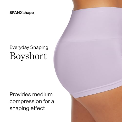 Image of SPANX SPANXshape Everyday Shaping Boyshort - Comfortable Core Control Shapewear Underwear - Invisible Under Clothes - No-Show