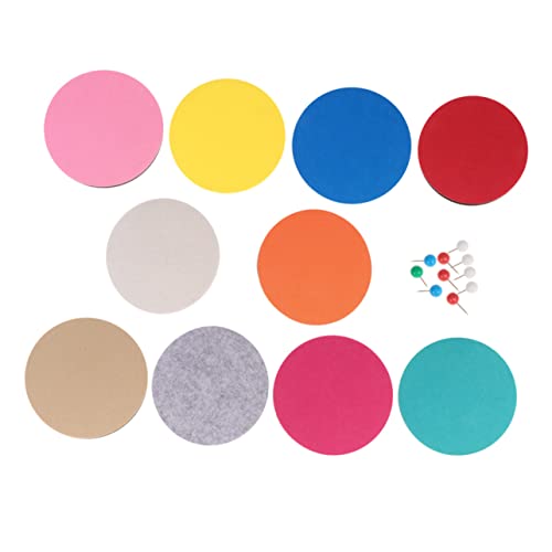 HAPINARY 10pcs Hexagonal Eva Board Memo Board Wall Stickers Self-Adhesive Creative Decorative Classroom Wall Decor