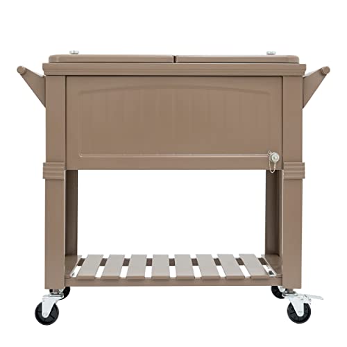 Permasteel Ps-203F1-Tp 80-Qt Antique Patio Cooler, Taupe #TOP3