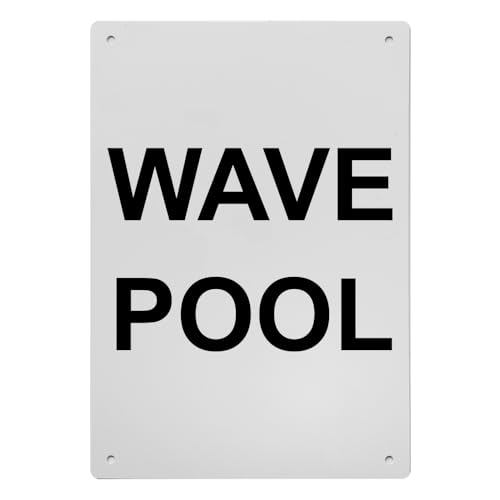 Wave Pool Sign, 8.5 x 11 in